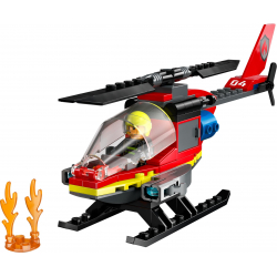 Klocki LEGO 60411 Strażacki helikopter ratunkowy CITY